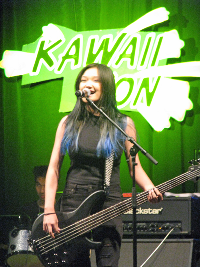 EMKE rocks out during closing ceremonies at Kawaii Kon 2015. Photo by Jason S. Yadao.